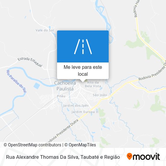 Rua Alexandre Thomas Da Silva mapa