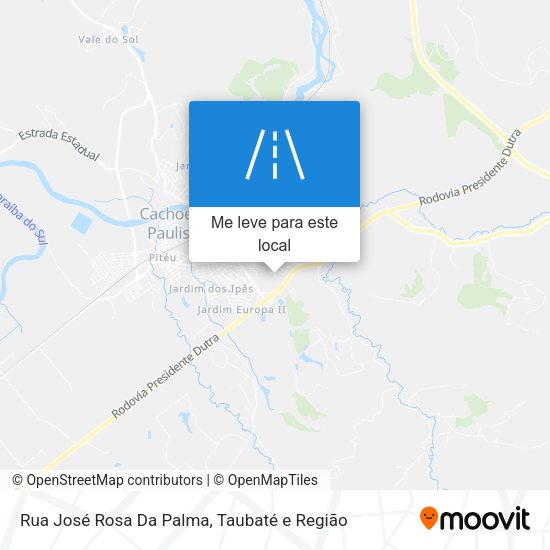 Rua José Rosa Da Palma mapa