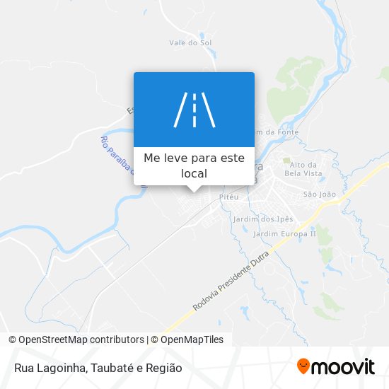 Rua Lagoinha mapa