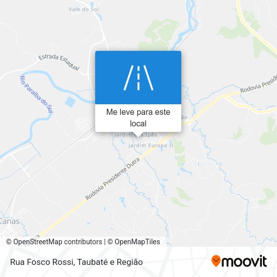Rua Fosco Rossi mapa