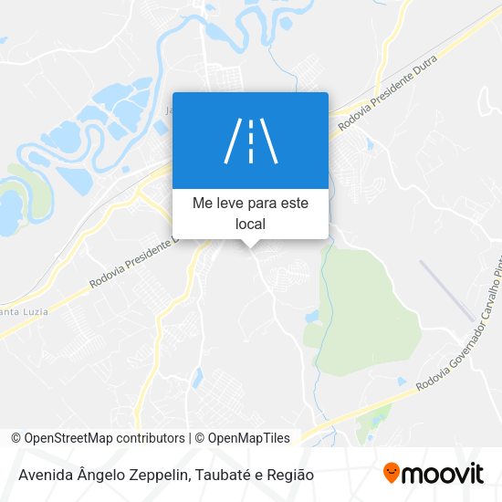 Avenida Ângelo Zeppelin mapa