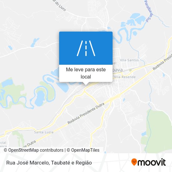 Rua José Marcelo mapa