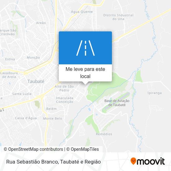 Rua Sebastião Branco mapa