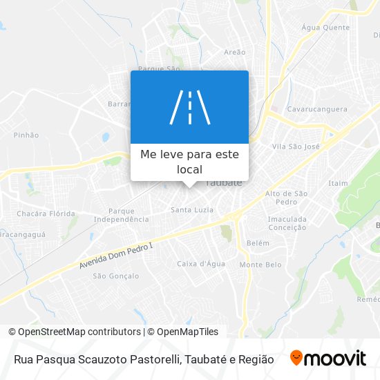 Rua Pasqua Scauzoto Pastorelli mapa