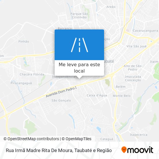 Rua Irmã Madre Rita De Moura mapa