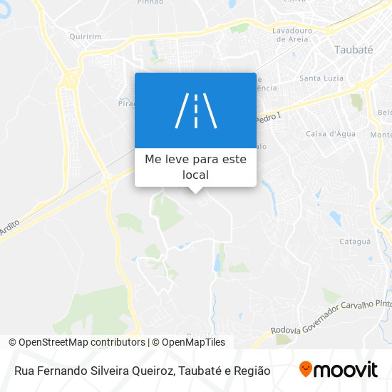 Rua Fernando Silveira Queiroz mapa