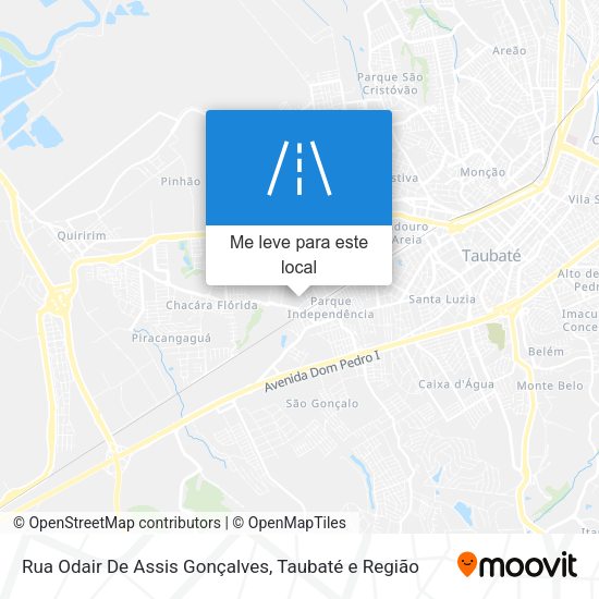 Rua Odair De Assis Gonçalves mapa