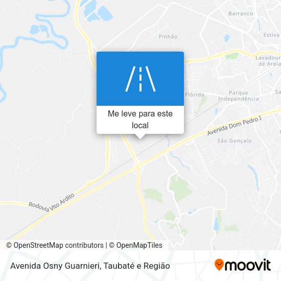 Avenida Osny Guarnieri mapa