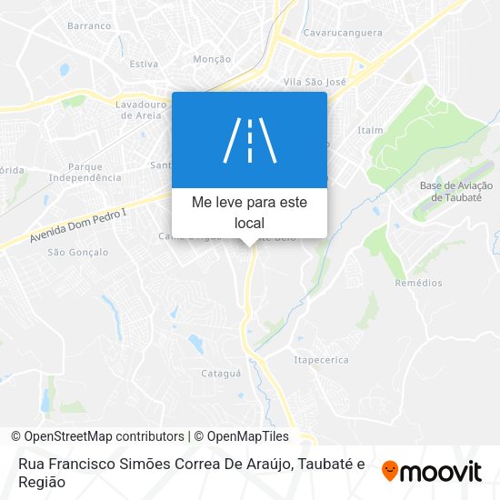 Rua Francisco Simões Correa De Araújo mapa
