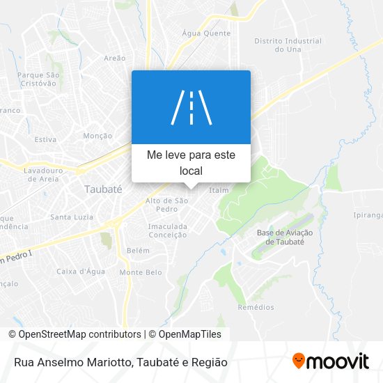 Rua Anselmo Mariotto mapa
