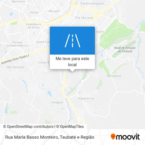 Rua Maria Basso Monteiro mapa