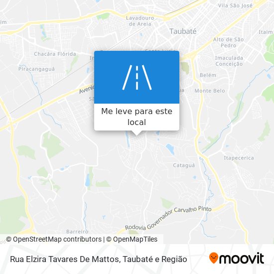 Rua Elzira Tavares De Mattos mapa