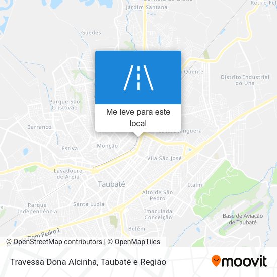 Travessa Dona Alcinha mapa