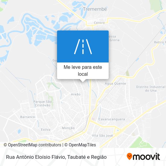 Rua Antônio Eloísio Flávio mapa