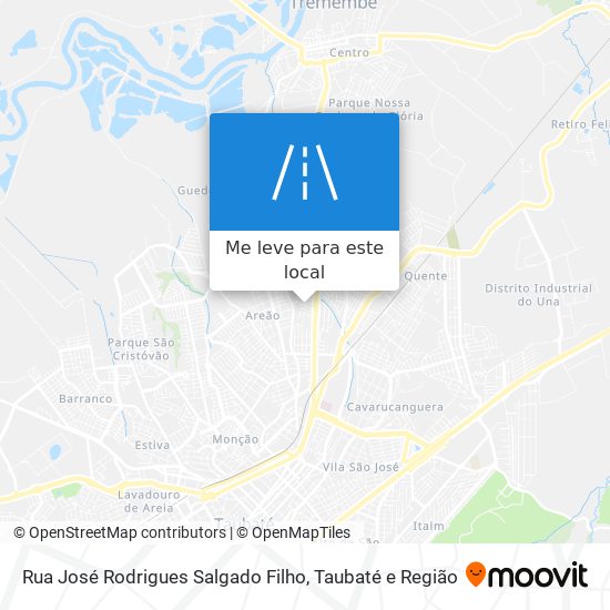 Rua José Rodrigues Salgado Filho mapa