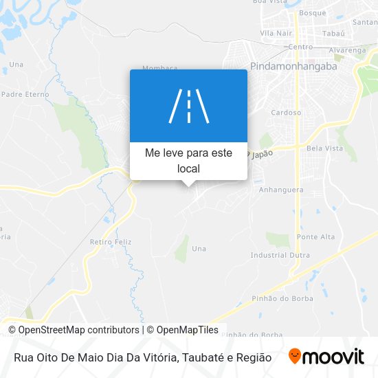 Rua Oito De Maio Dia Da Vitória mapa