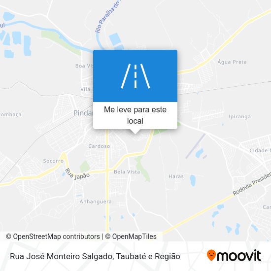 Rua José Monteiro Salgado mapa