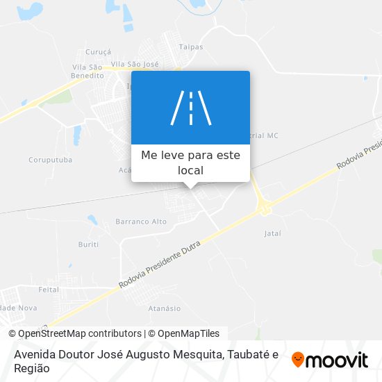 Avenida Doutor José Augusto Mesquita mapa