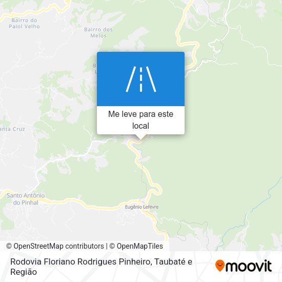 Rodovia Floriano Rodrigues Pinheiro mapa