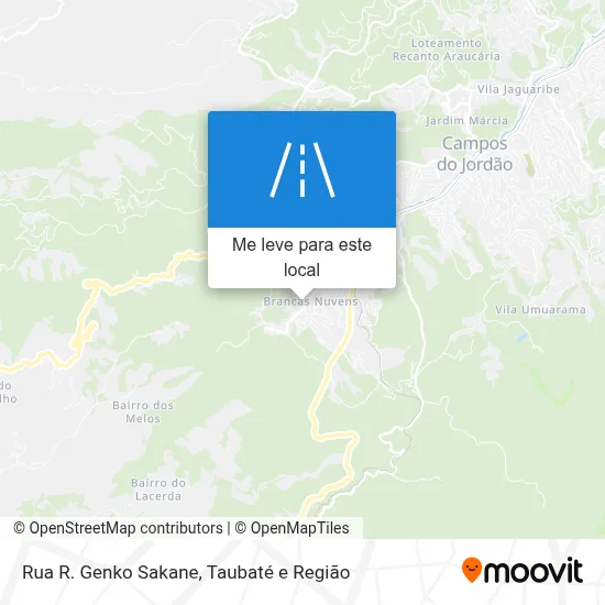 Rua R. Genko Sakane mapa