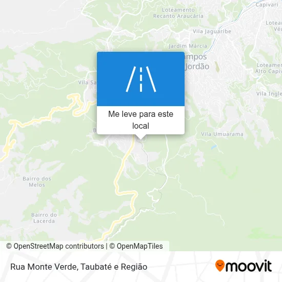 Rua Monte Verde mapa
