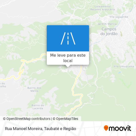 Rua Manoel Moreira mapa