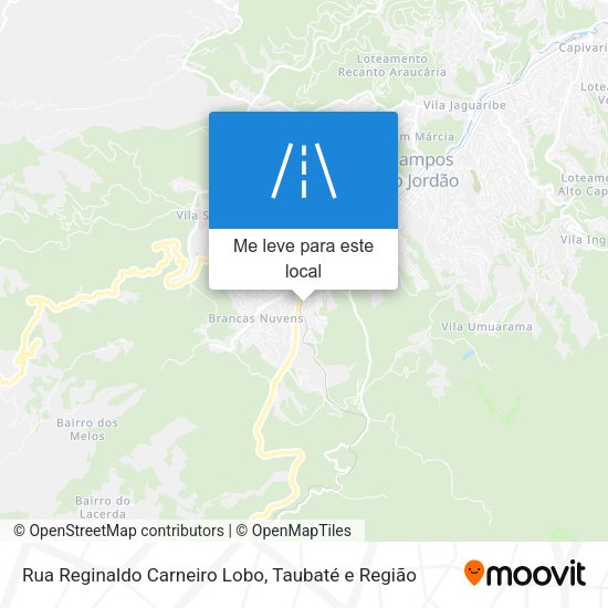 Rua Reginaldo Carneiro Lobo mapa