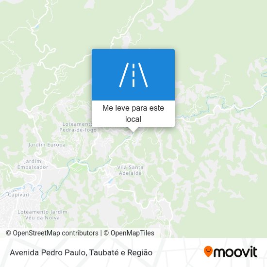 Avenida Pedro Paulo mapa
