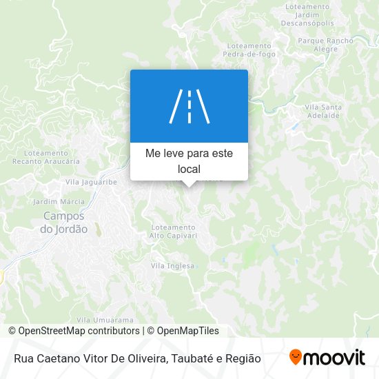 Rua Caetano Vitor De Oliveira mapa