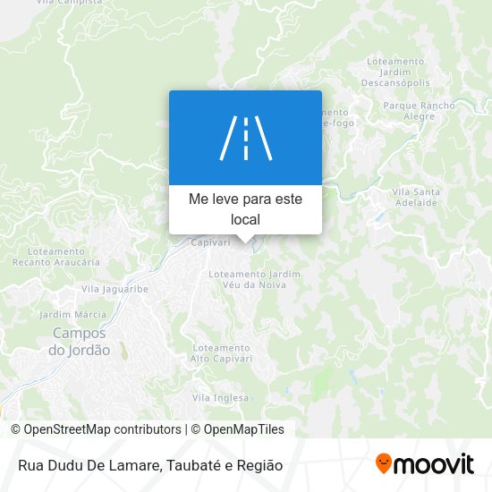 Rua Dudu De Lamare mapa