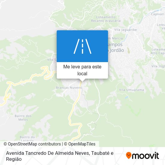 Avenida Tancredo De Almeida Neves mapa