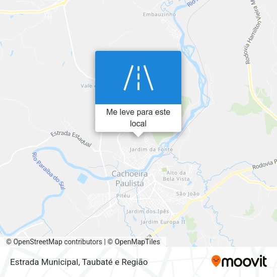 Estrada Municipal mapa