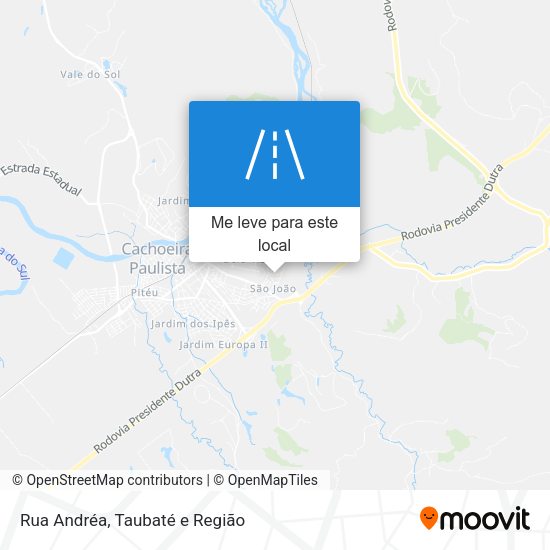 Rua Andréa mapa