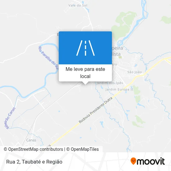 Rua 2 mapa