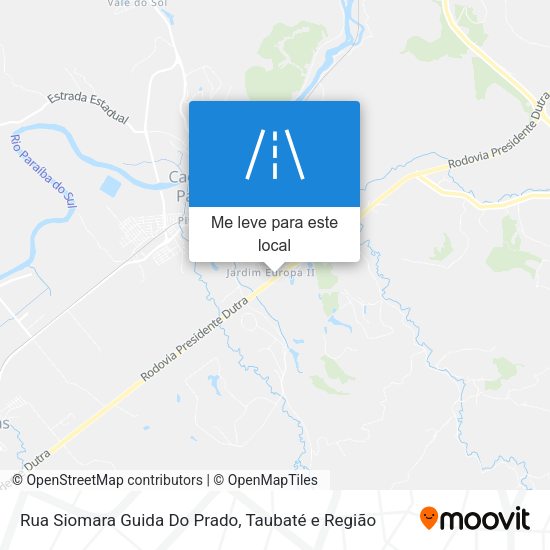 Rua Siomara Guida Do Prado mapa