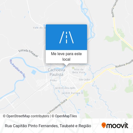 Rua Capitão Pinto Fernandes mapa