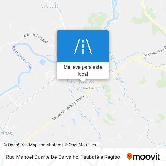 Rua Manoel Duarte De Carvalho mapa