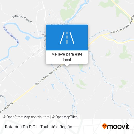 Rotatória Do D.G.I. mapa