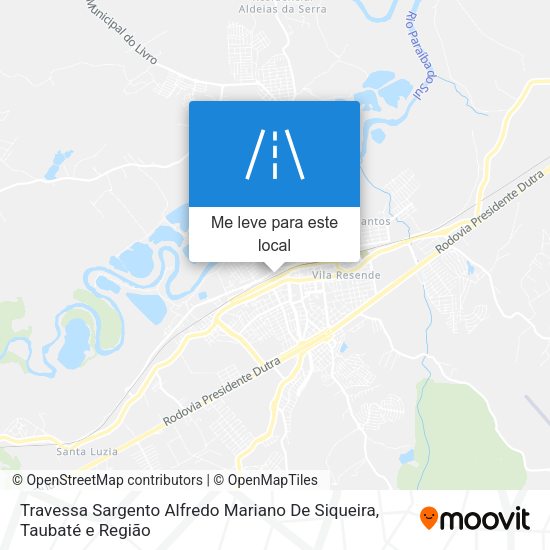 Travessa Sargento Alfredo Mariano De Siqueira mapa