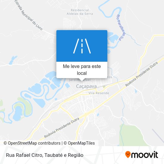 Rua Rafael Citro mapa