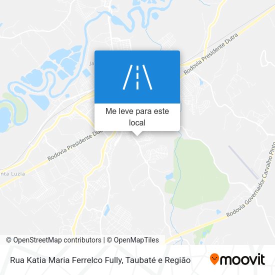 Rua Katia Maria Ferrelco Fully mapa