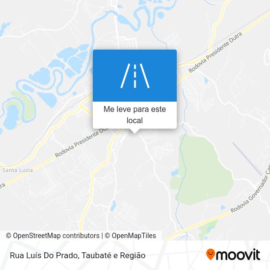 Rua Luís Do Prado mapa