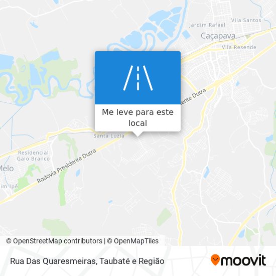 Rua Das Quaresmeiras mapa
