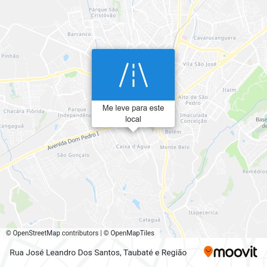 Rua José Leandro Dos Santos mapa