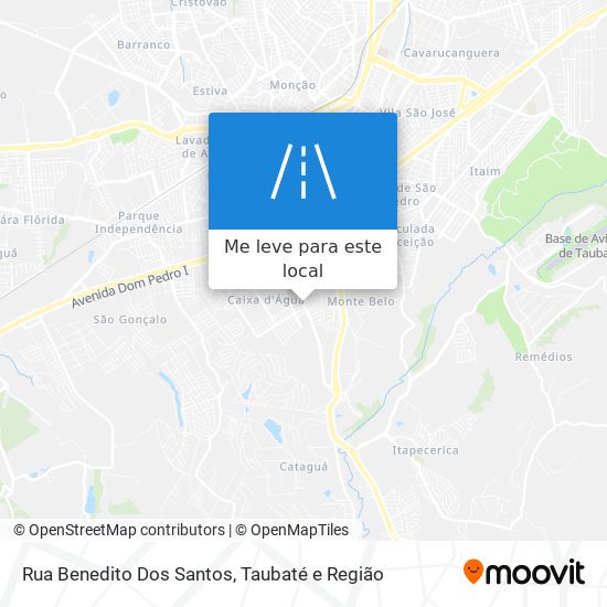 Rua Benedito Dos Santos mapa