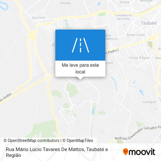 Rua Mário Lúcio Tavares De Mattos mapa