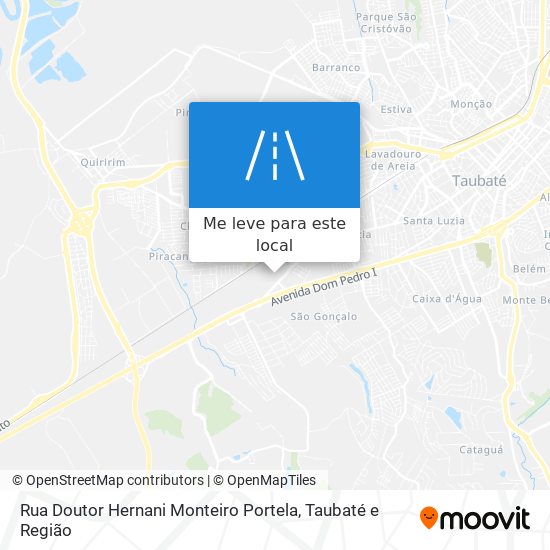 Rua Doutor Hernani Monteiro Portela mapa