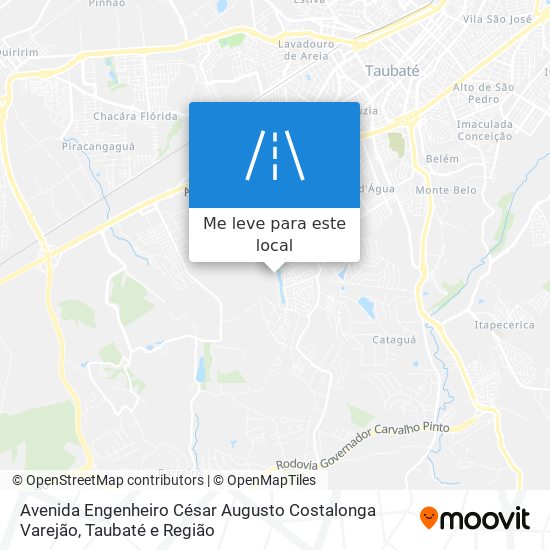 Avenida Engenheiro César Augusto Costalonga Varejão mapa