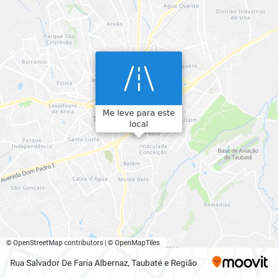 Rua Salvador De Faria Albernaz mapa