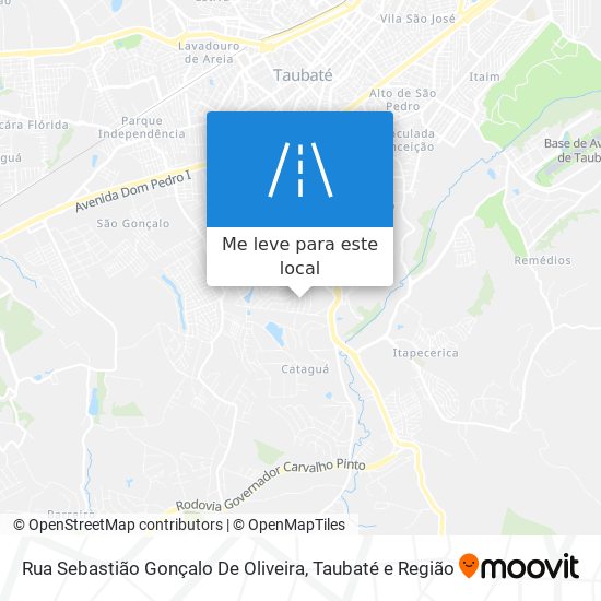 Rua Sebastião Gonçalo De Oliveira mapa